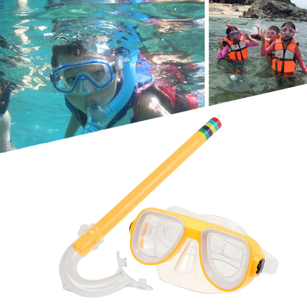 Freediving Mask Set - Practical Anti Fog Swimming Dry Tube