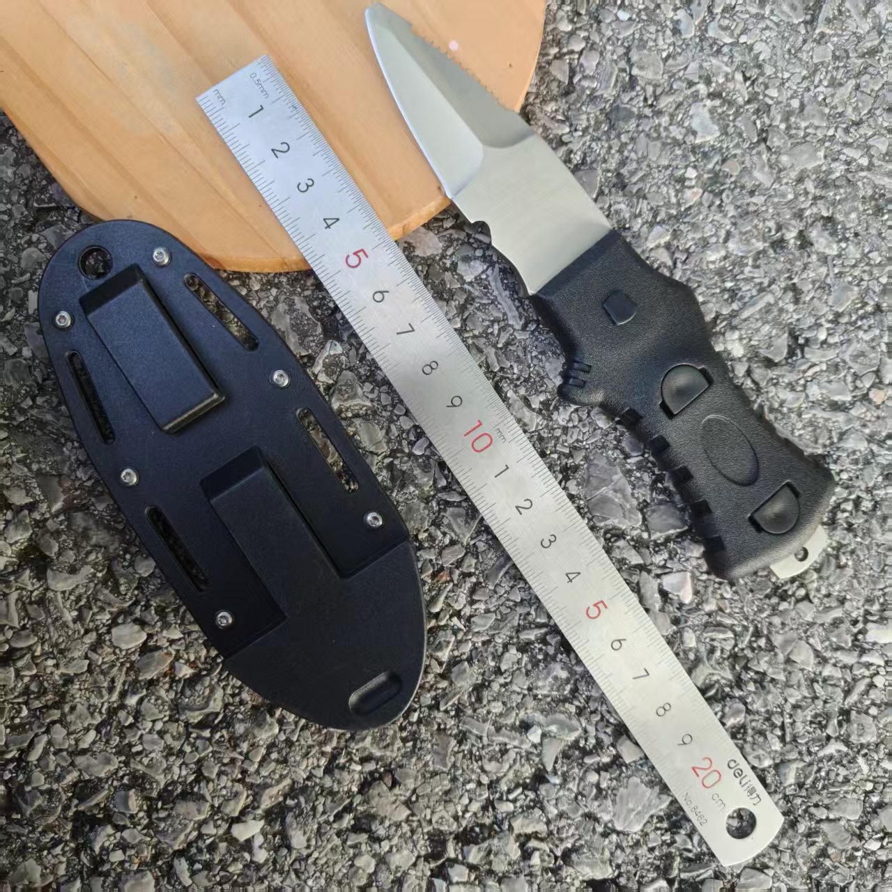 Dive Knife Titanium - Outdoor Water Rescue Knife Spearfishing Diving