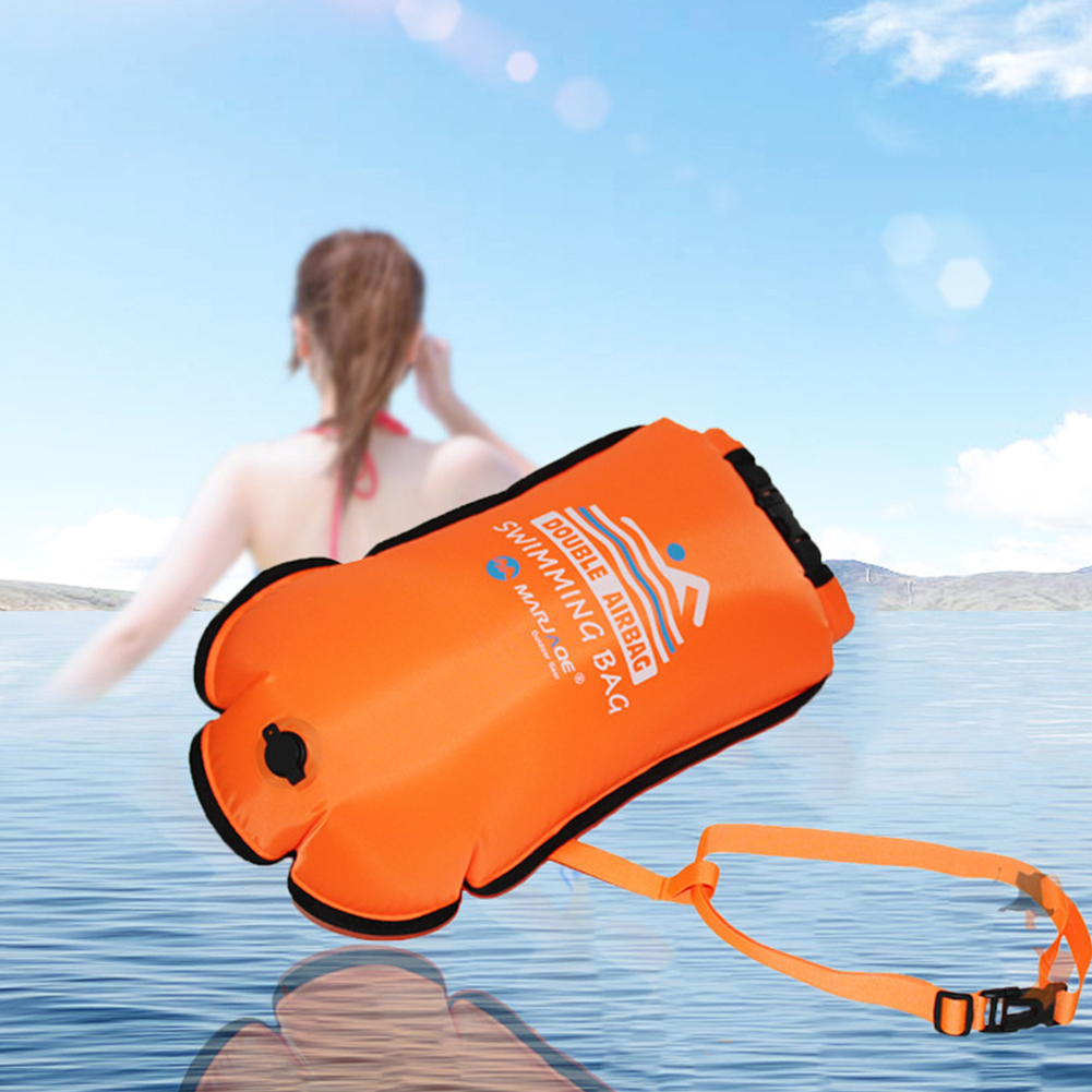 Swim Buoy Open Water - 20L Inflatable Open Swimming Buoy Tow