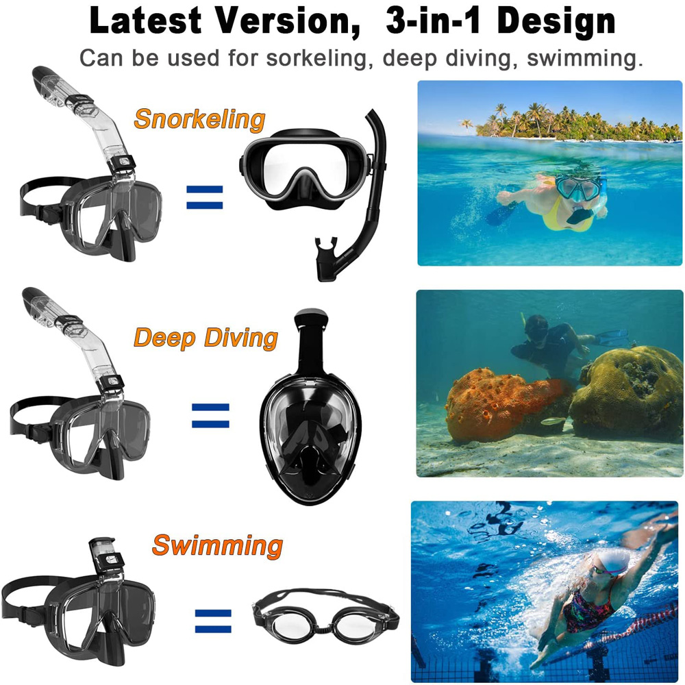 Diving Masks Foldable Anti-Fog – Freediving Mask Set Bewertung und Preis