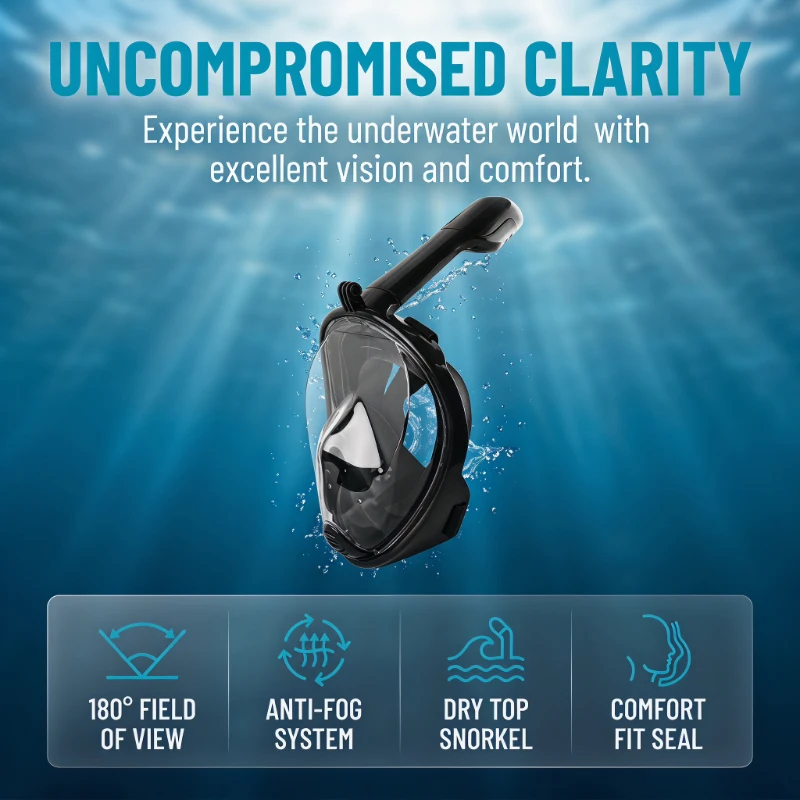 Underwater Scuba Anti Fog Full – Snorkel Dry Top Bewertung und Preis