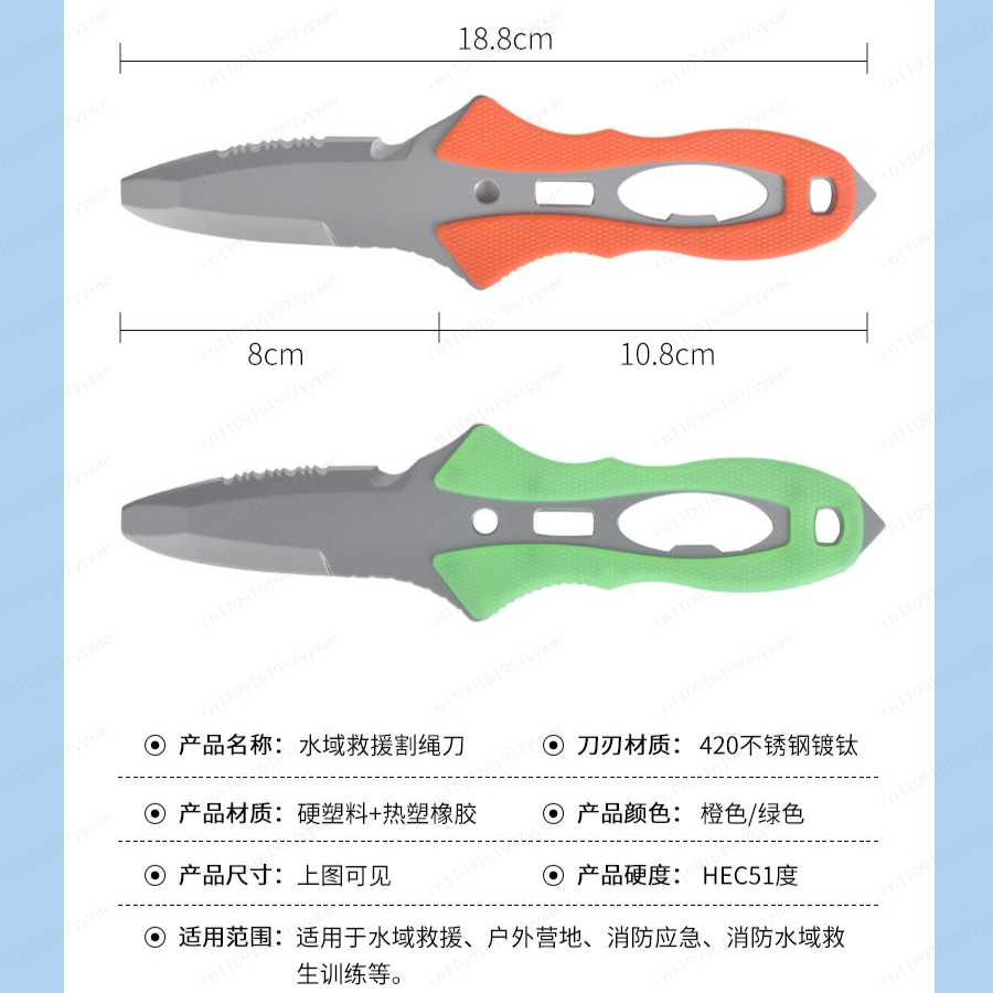 Water Rescue Knife Outdoor Rop – Dive Knife Titanium Bewertung und Preis