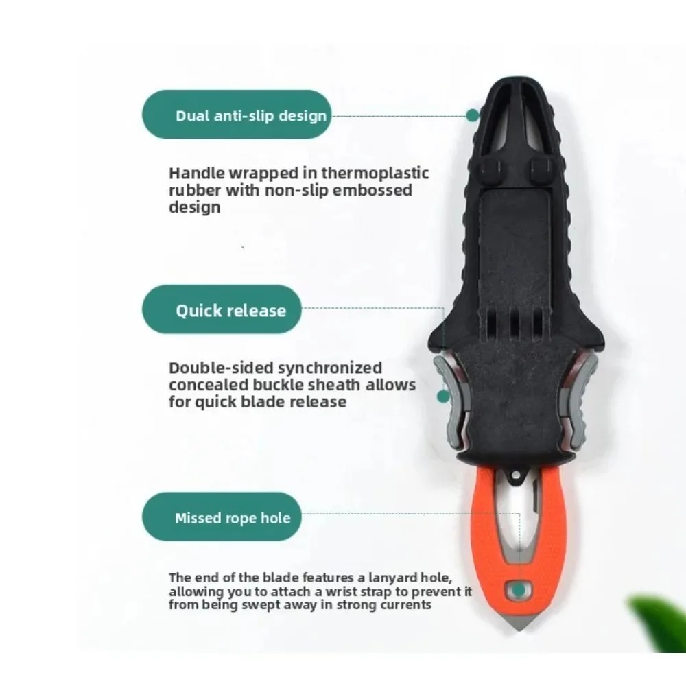 Water Rescue Knife Outdoor Rop – Dive Knife Titanium Bewertung und Preis