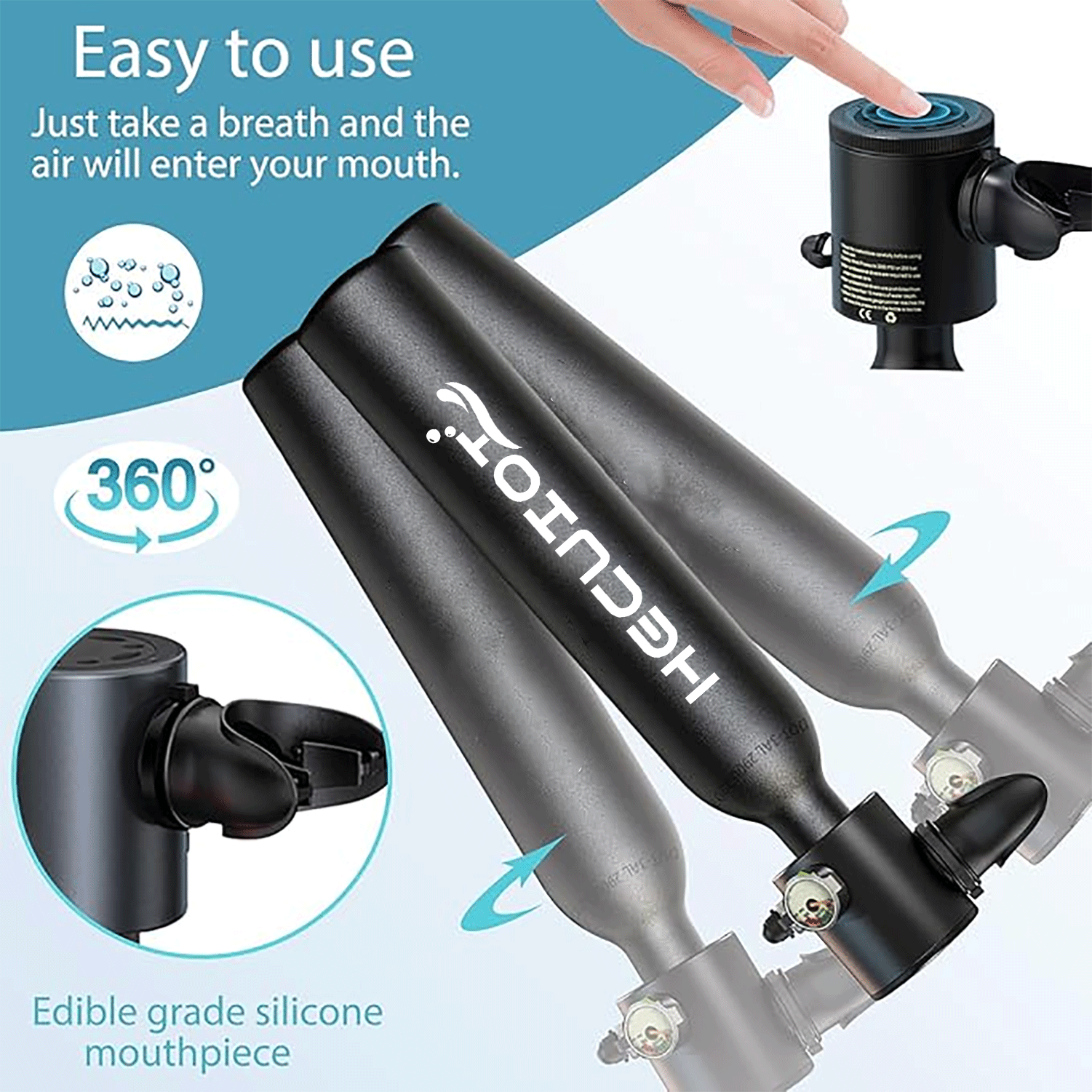 HECUIOI Mini Scuba Tank Diving – Snorkel Dry Top Bewertung und Preis