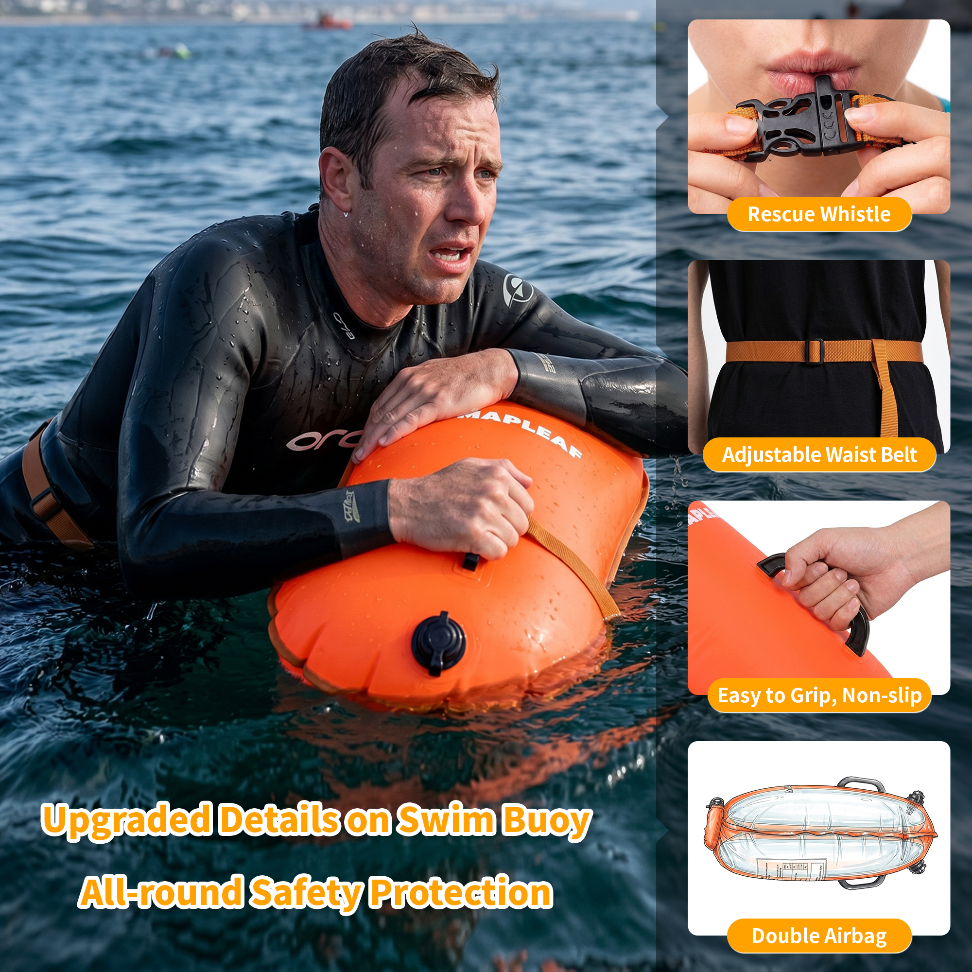 MAPLEAF Swim Buoy Tow Float Sa – Swim Buoy Open Water Bewertung und Preis