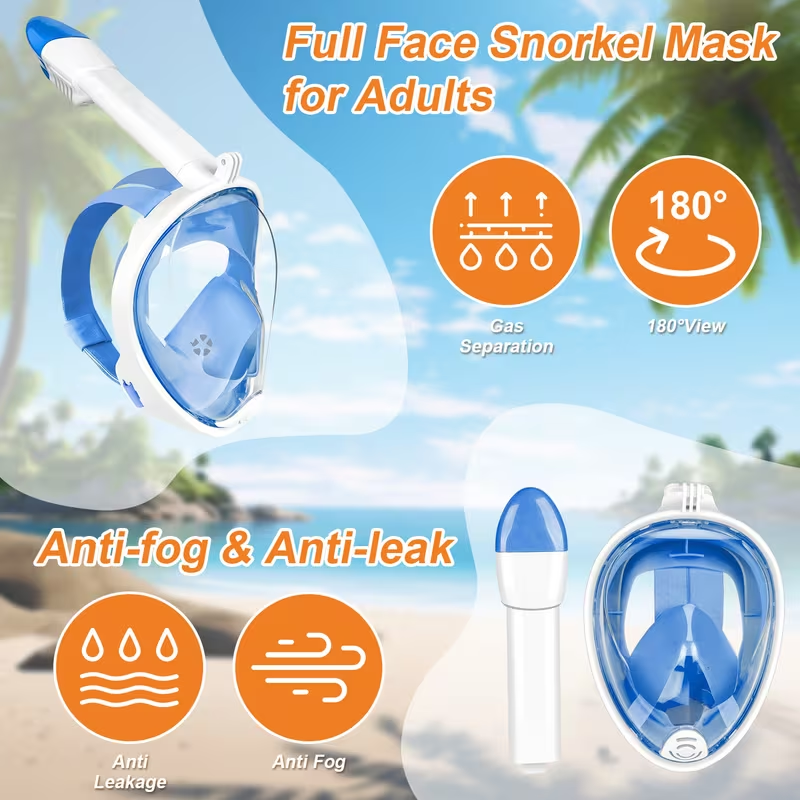 Underwater Snorkeling Full Fac – Freediving Mask Set Bewertung und Preis