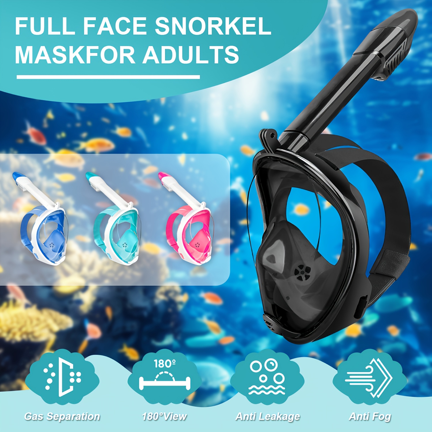 Underwater Snorkeling Full Fac – Freediving Mask Set Bewertung und Preis
