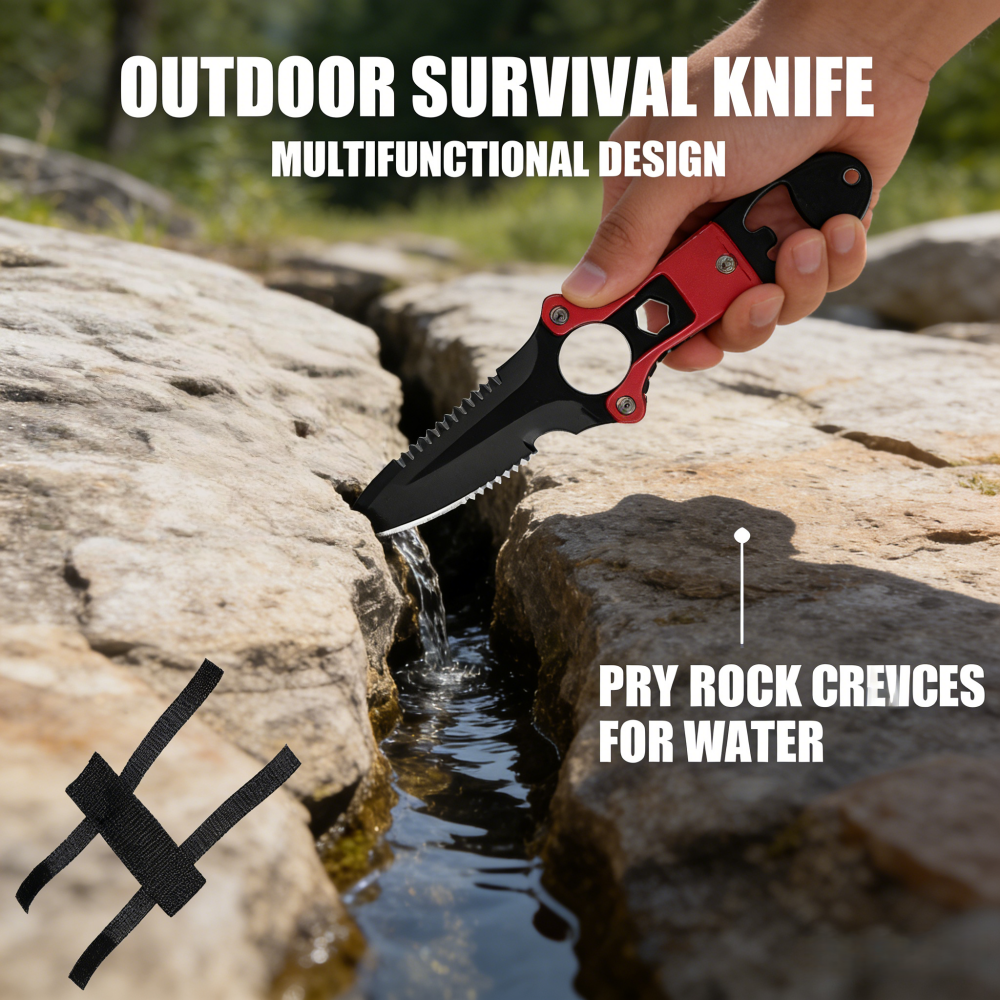 Outdoor Survival Knife Multito – Dive Knife Titanium Bewertung und Preis
